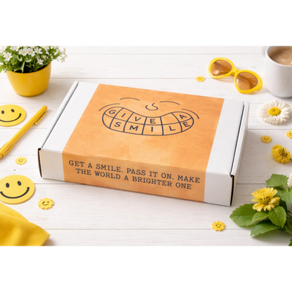 Give a Smile T-Shirt (BLACK LOGO EDITION)