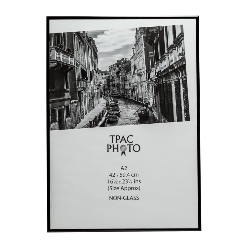 Black aluminium poster frame