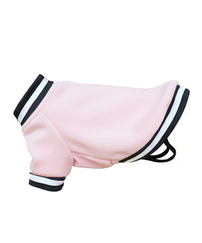 Portman & Pooch Dog’s varsity jacket