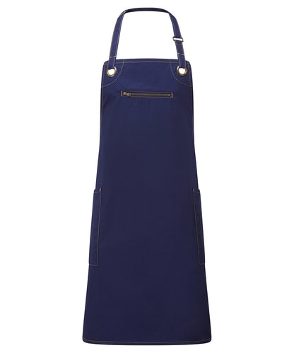 Premier ‘Barley’ Contrast Stitch Bib Apron