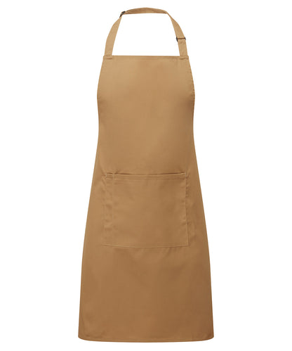Premier Colours bib apron with pocket