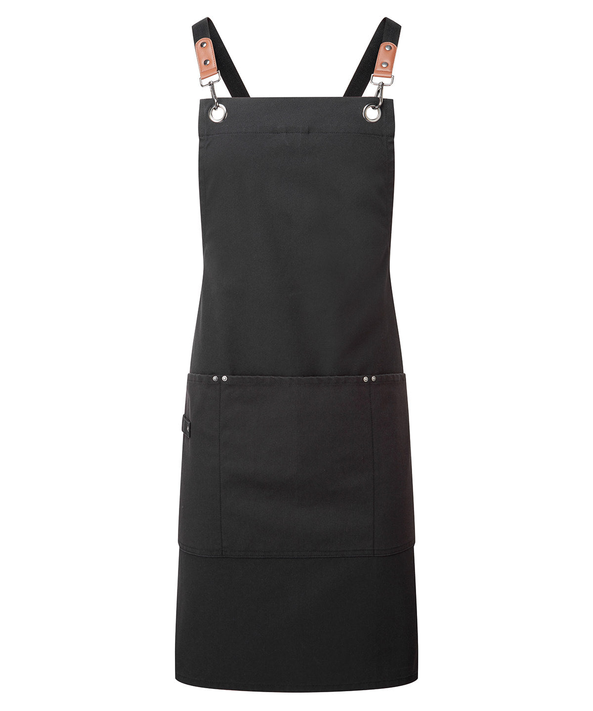 Premier Clip ‘n’ Clasp cross-back bib apron