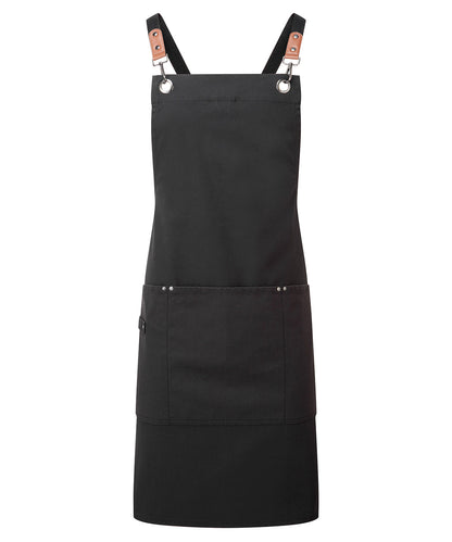 Premier Clip ‘n’ Clasp cross-back bib apron