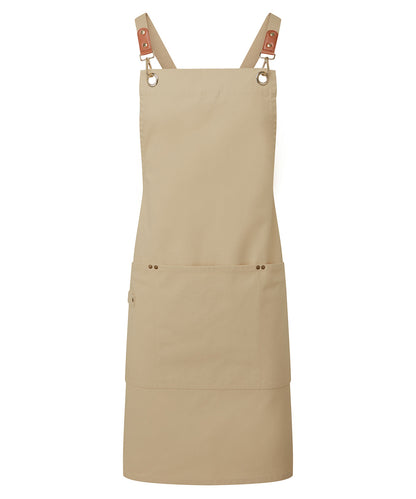 Premier Clip ‘n’ Clasp cross-back bib apron
