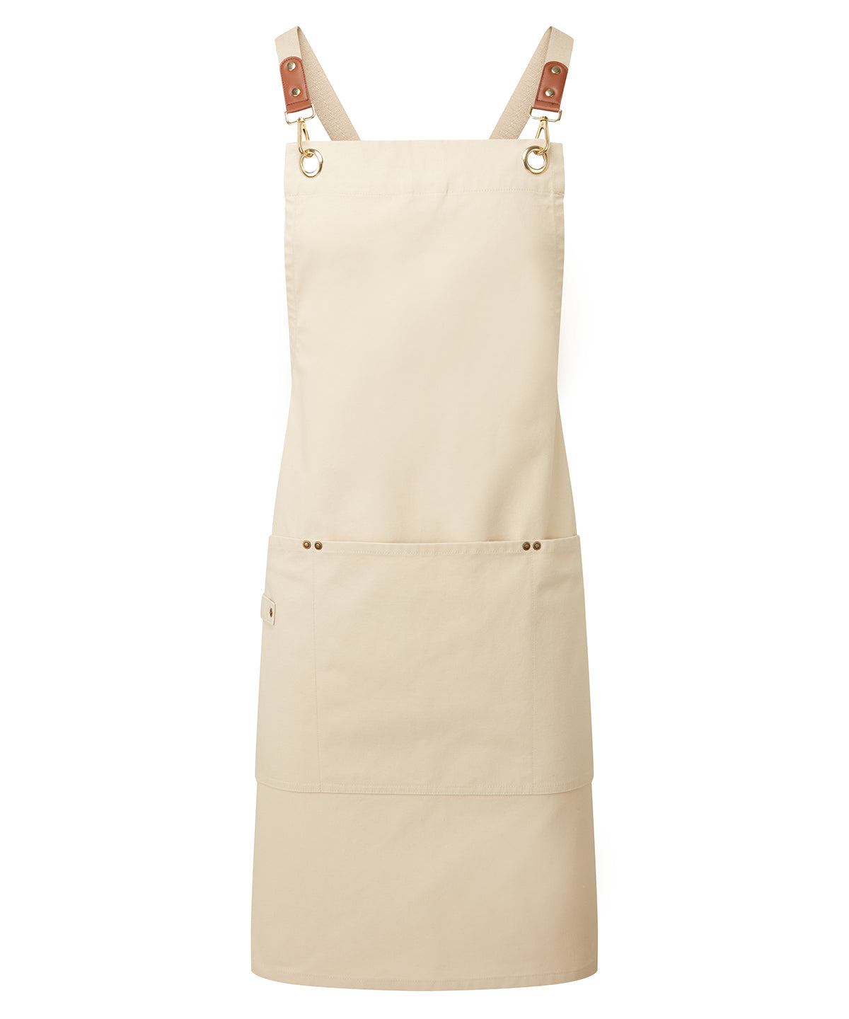 Premier Clip ‘n’ Clasp cross-back bib apron