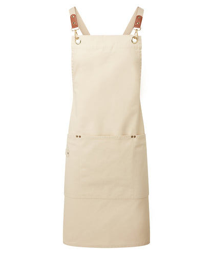 Premier Clip ‘n’ Clasp cross-back bib apron