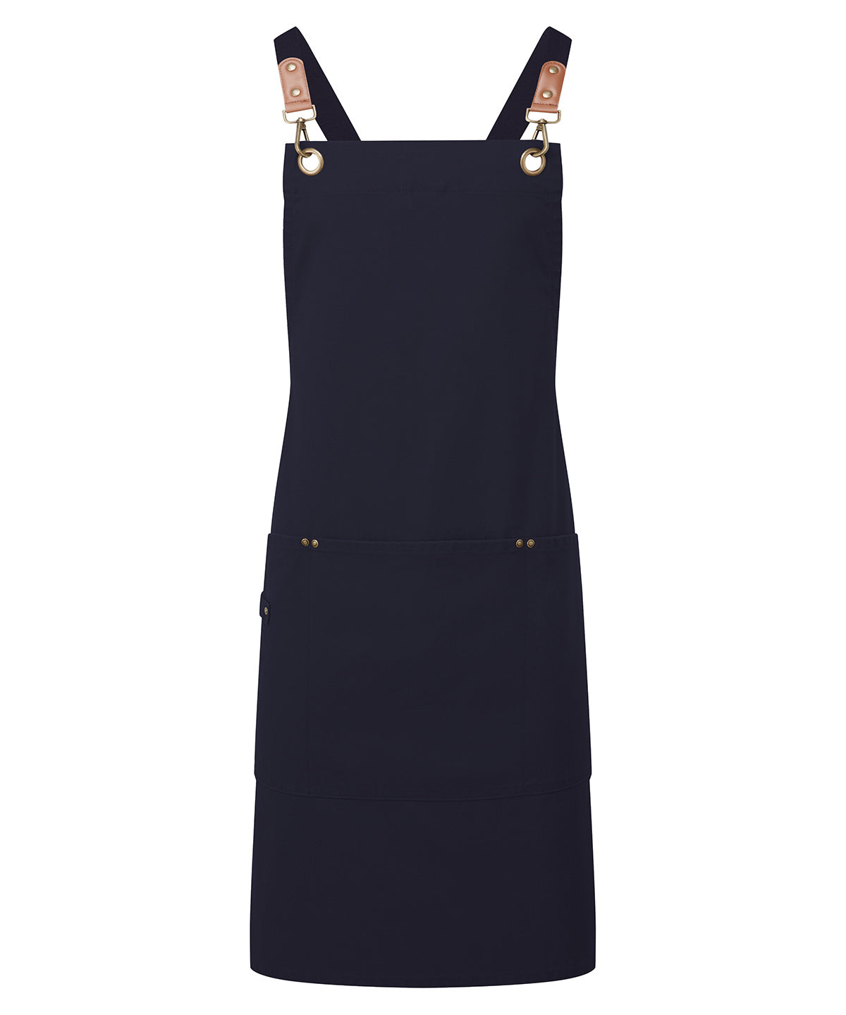 Premier Clip ‘n’ Clasp cross-back bib apron