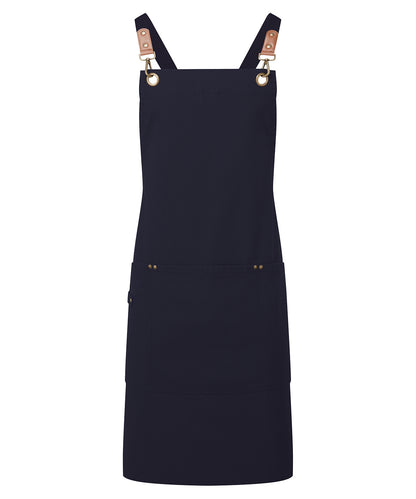 Premier Clip ‘n’ Clasp cross-back bib apron
