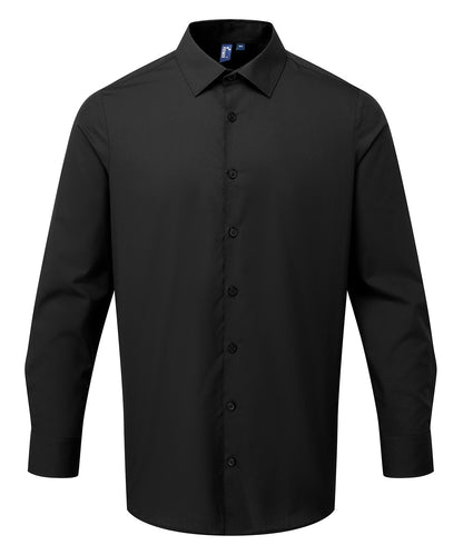 Premier Long sleeve ‘Recyclight’ poplin shirt