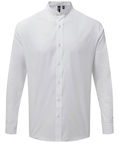 Premier Banded collar grandad long sleeve shirt