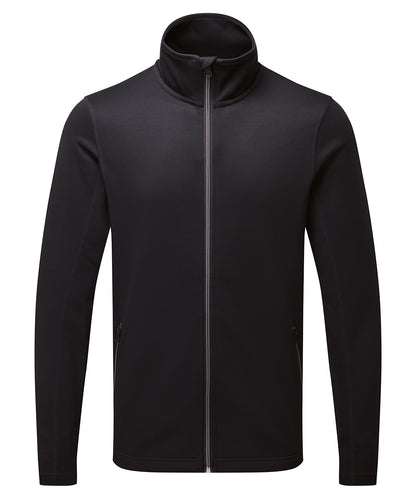 Premier Men's spun dyed sustainable zip-through sweatshirt