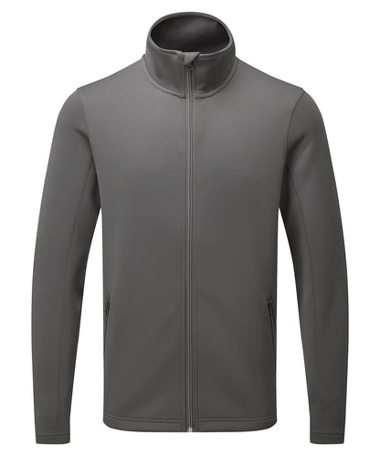 Premier Men's spun dyed sustainable zip-through sweatshirt