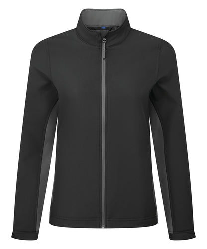 Women's Windchecker softshell - Black/Dark Grey