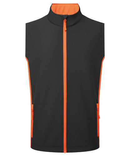 Windchecker gilet - Black/Orange
