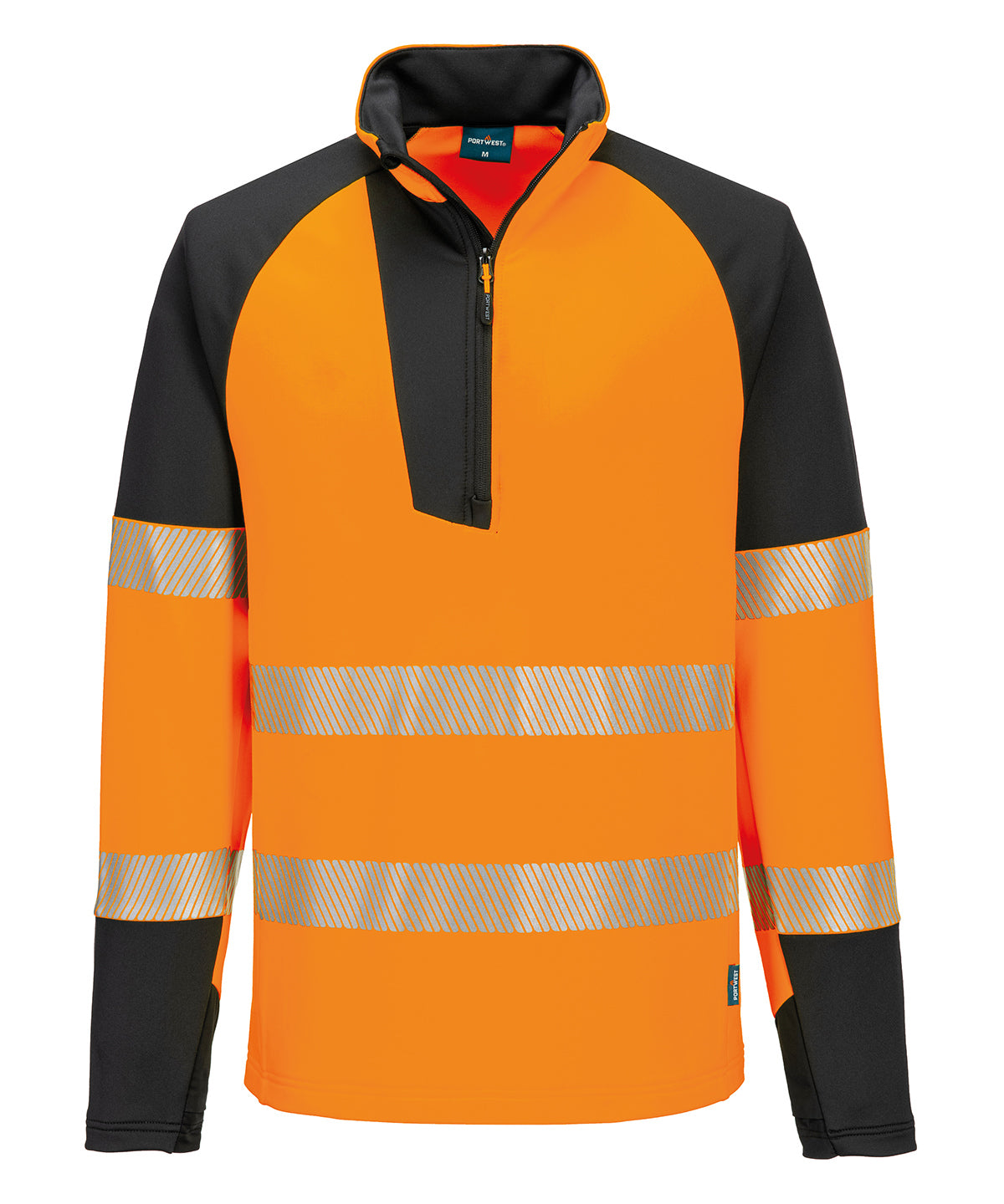Portwest PW3 Hi-vis ¼-zip sweatshirt (T172)