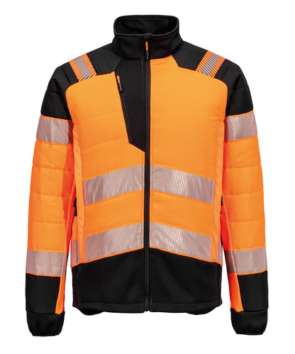 Portwest PW3 Hi-vis hybrid baffle jacket (T170)