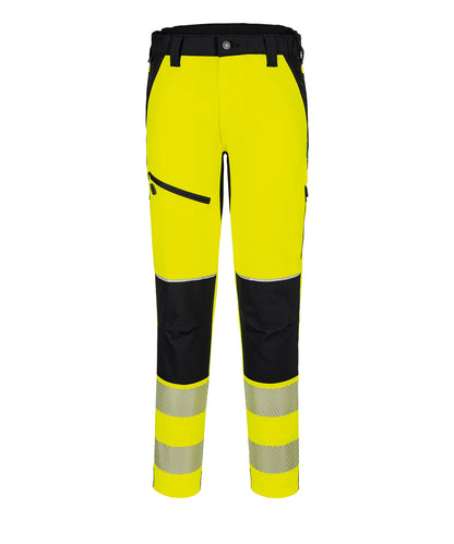 Portwest PW3 Hi-vis stretch trousers (T140)