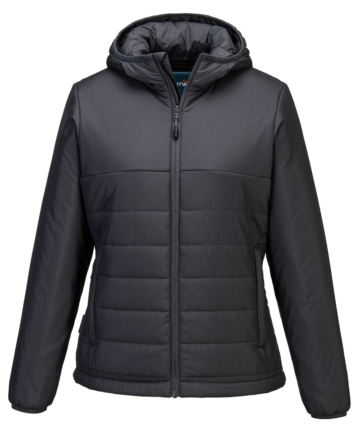 Portwest Women’s professional hooded insulated baffle jacket (S613)