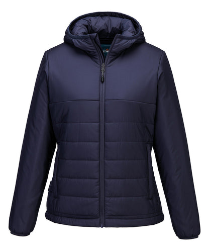 Portwest Women’s professional hooded insulated baffle jacket (S613)