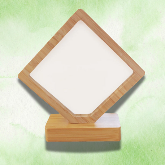 Photo Frame - Bamboo/ MDF - Revolving Magnetic Frame - Diamond