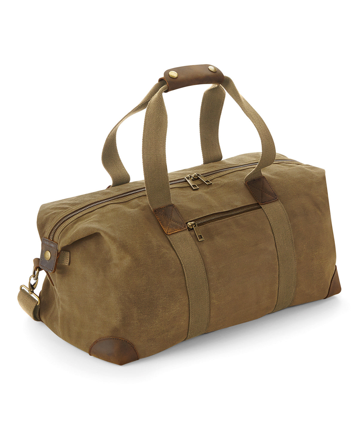 Quadra Heritage waxed canvas holdall