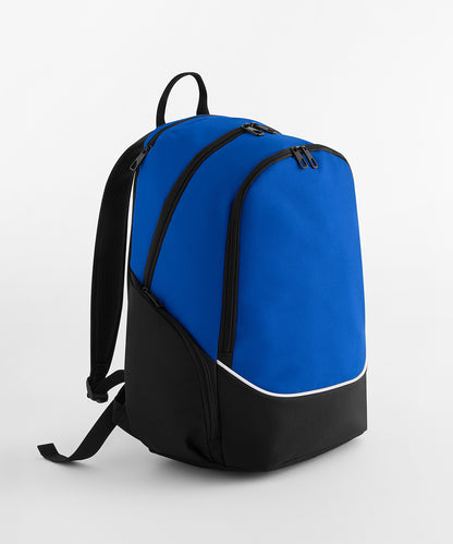 Quadra Teamwear Backpack in Royal/Black/White