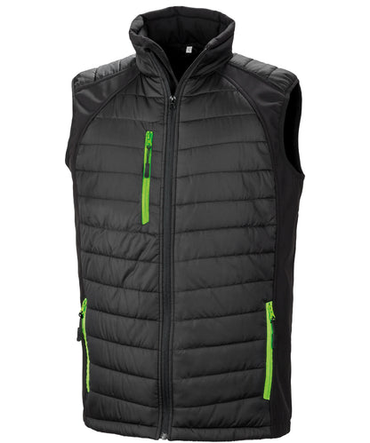 Result Recycled Compass padded softshell gilet