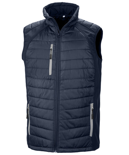 Result Recycled Compass padded softshell gilet
