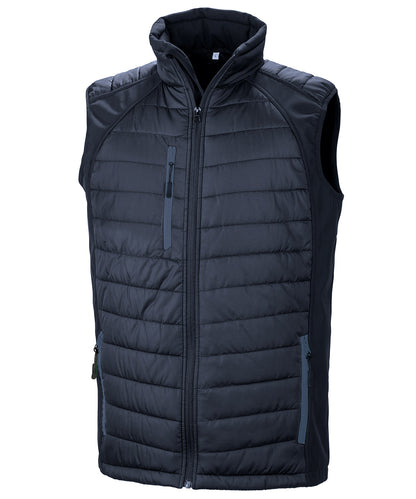Result Recycled Compass padded softshell gilet