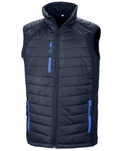 Result Recycled Compass padded softshell gilet