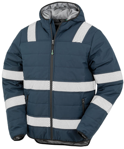 Result Recycled Recycled ripstop padded safety jacket