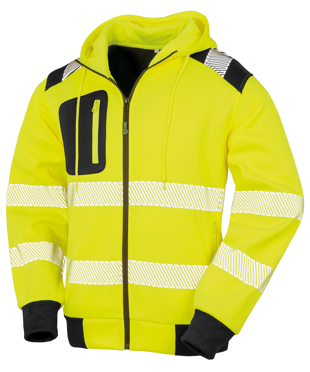 Result Recycled Recycled robust zipped safety hoodie
