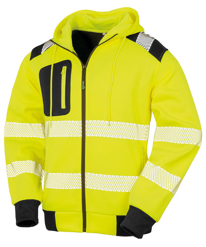 Result Recycled Recycled robust zipped safety hoodie