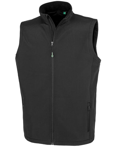 Result Recycled Men's recycled 2-layer printable softshell bodywarmer