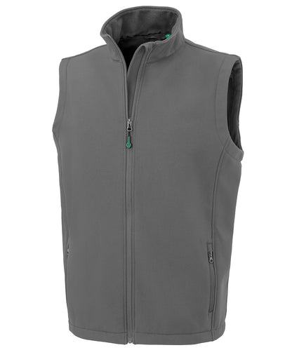 Result Recycled Men's recycled 2-layer printable softshell bodywarmer