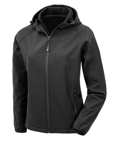 Result Recycled Women’s recycled 3-layer printable hooded softshell