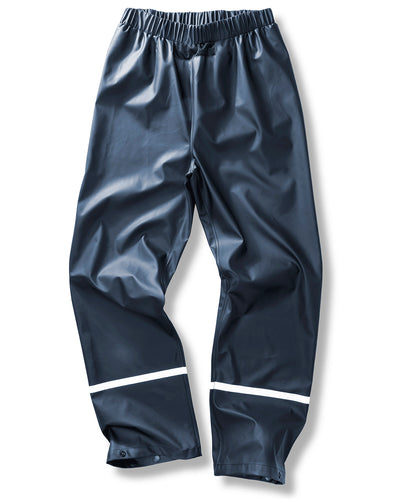 Result Recycled Prism PU waterproof trousers with reflective bands and recycled backing