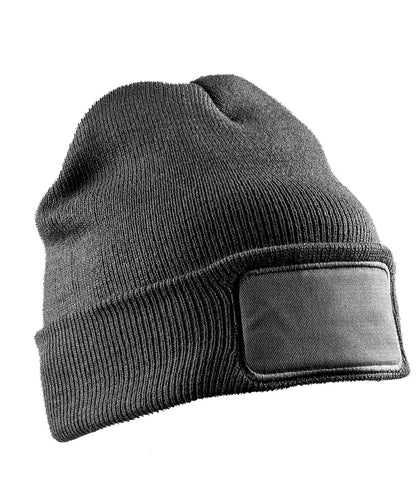 Result Recycled Recycled double knit printers beanie