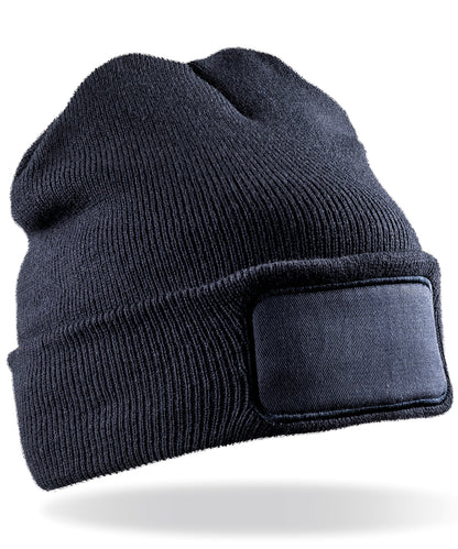 Result Recycled Recycled double knit printers beanie