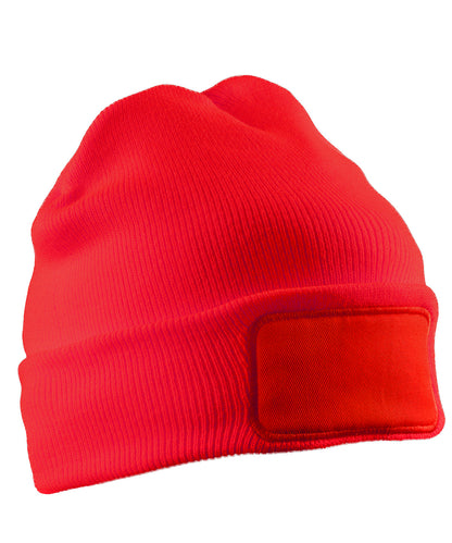 Result Recycled Recycled double knit printers beanie