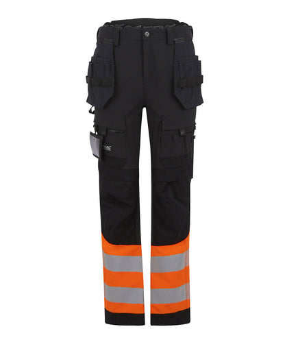 Regatta High Visibility Hi-Vis X-Pro Stretch holster trousers (Class 1)