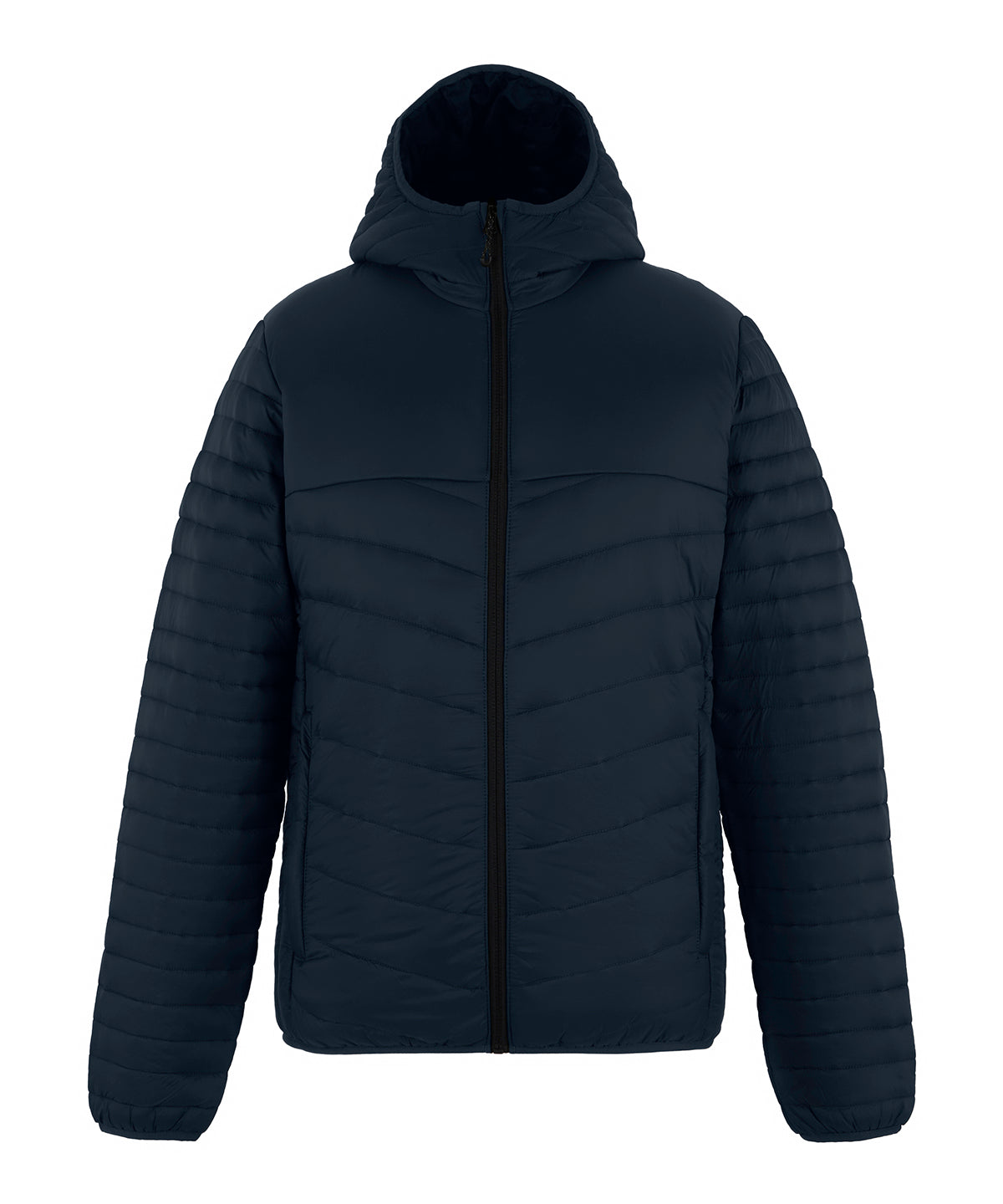 Loftlite hooded baffle jacket - Navy/Black