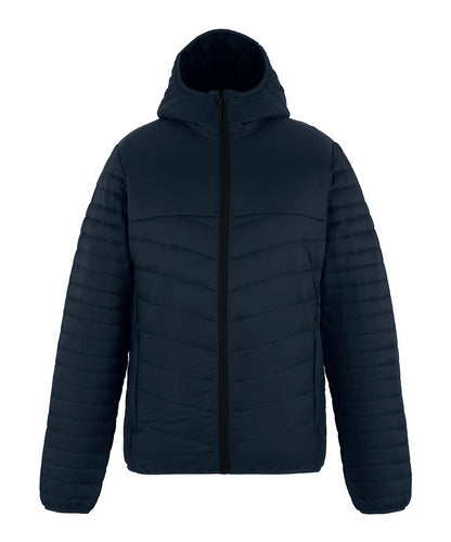 Loftlite hooded baffle jacket - Navy/Black