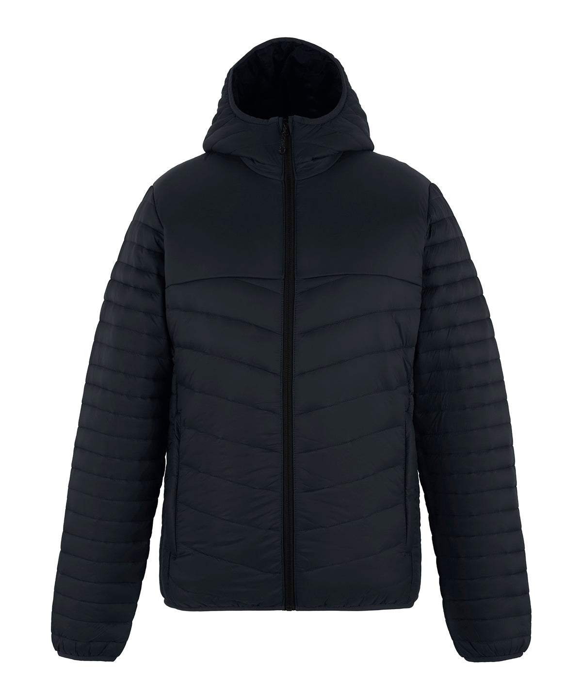 Loftlite hooded baffle jacket - Seal Grey/Black