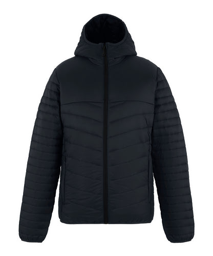 Loftlite hooded baffle jacket - Seal Grey/Black