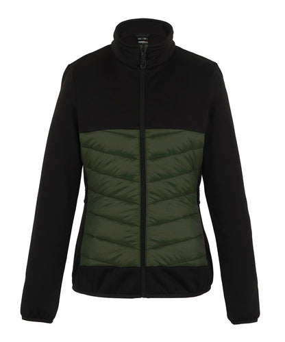 Loftlite women’s hybrid jacket - Dark Khaki/Black