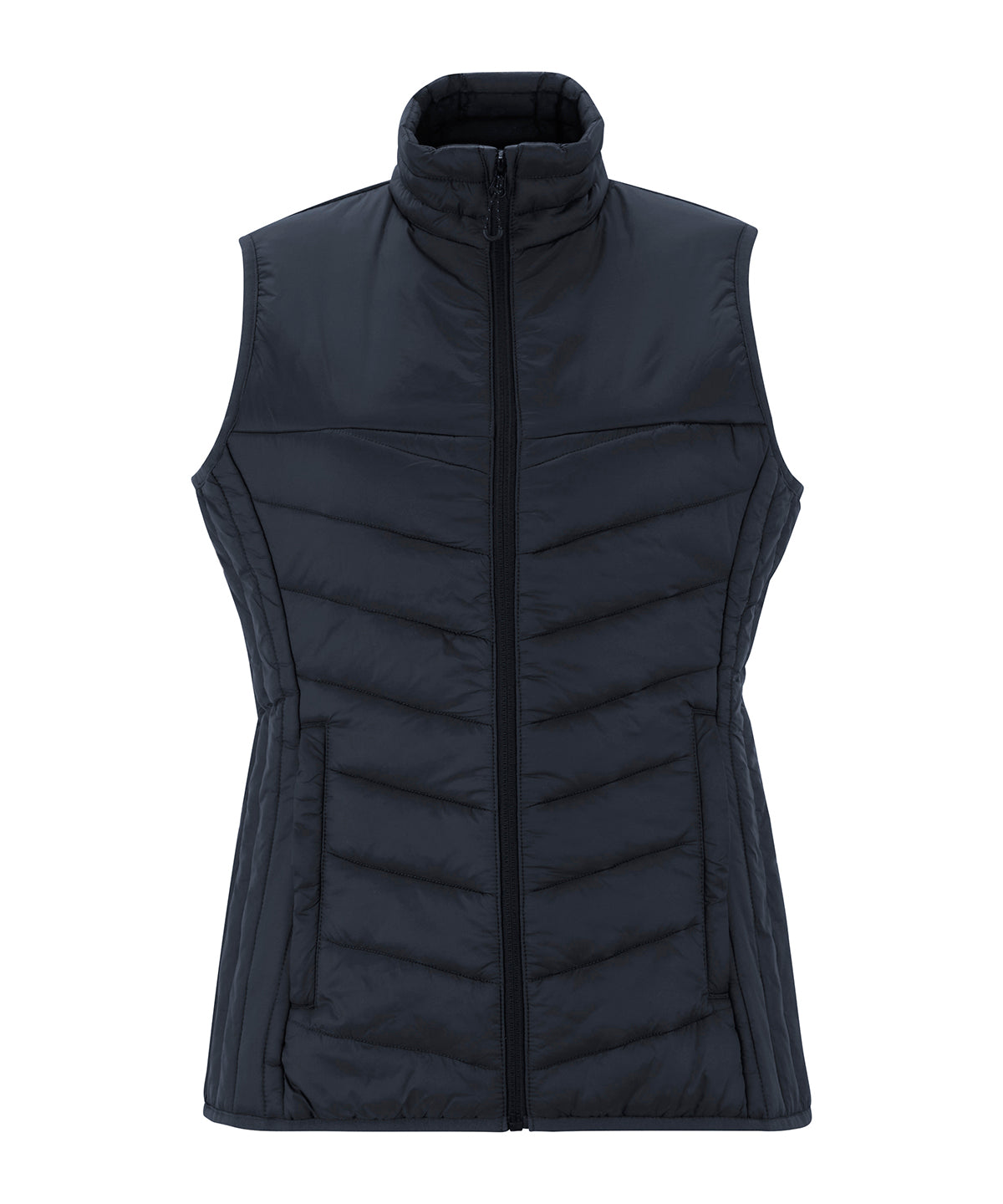 Loftlite women’s baffle bodywarmer - Seal Grey/Black