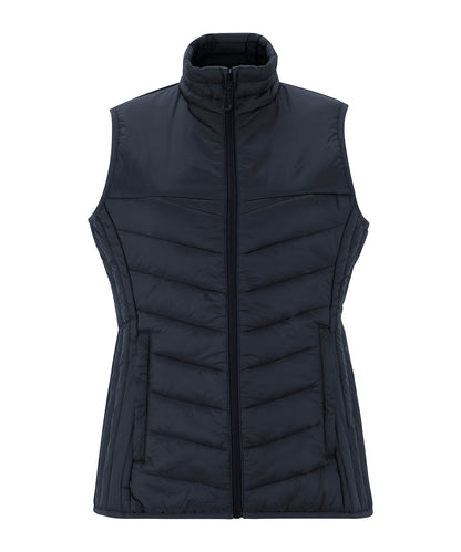 Loftlite women’s baffle bodywarmer - Seal Grey/Black