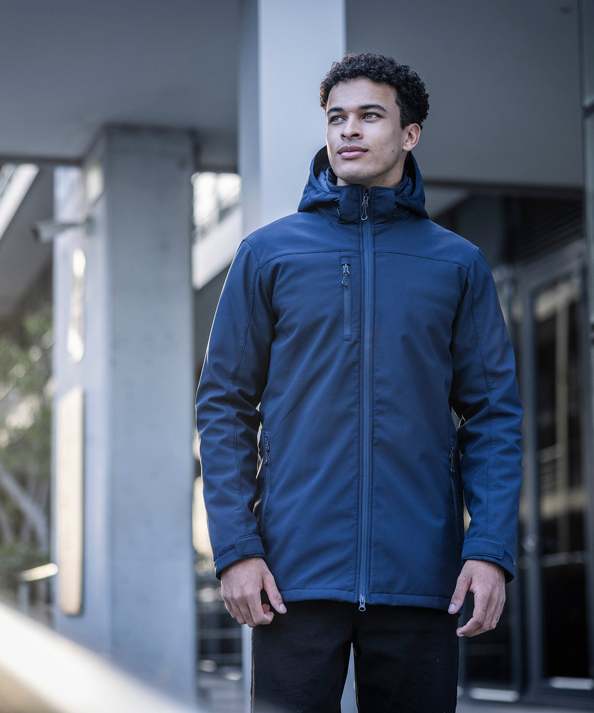 Blizzard softshell winter parka