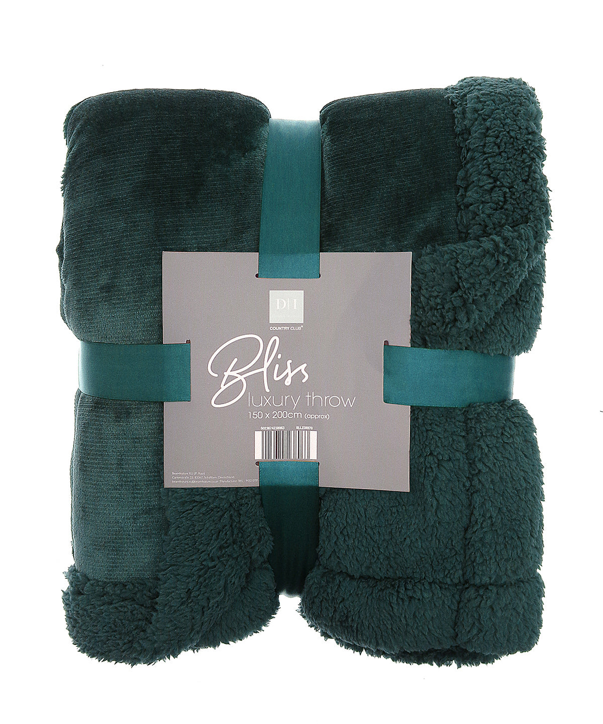 Ribbon Sherpa winter throw